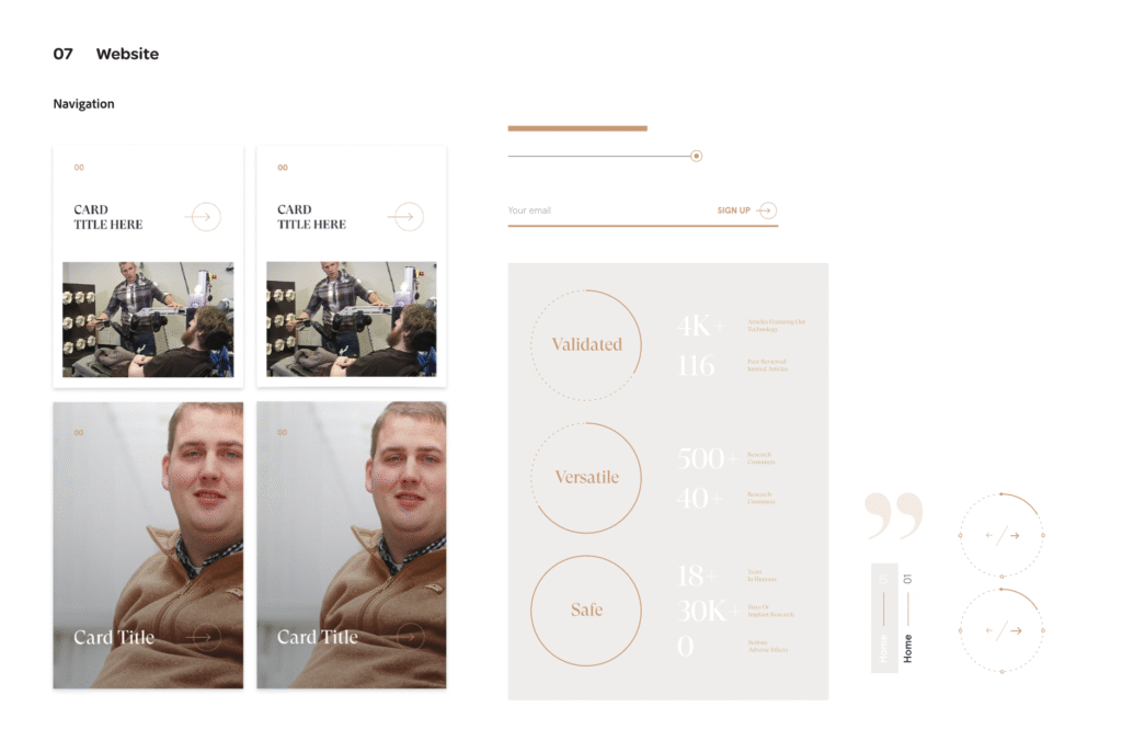 Blackrock Neurotech Website Navigation